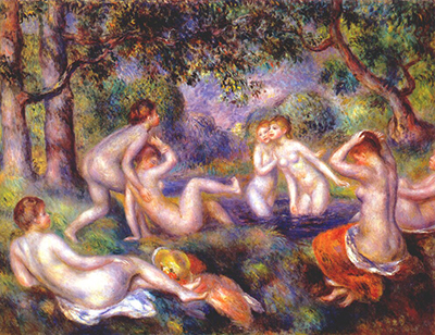 Bathers in the Forest Pierre-Auguste Renoir